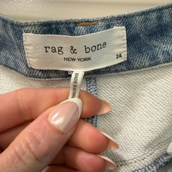 rag & bone Light Blue Flare Jeans - Picture 5 of 5